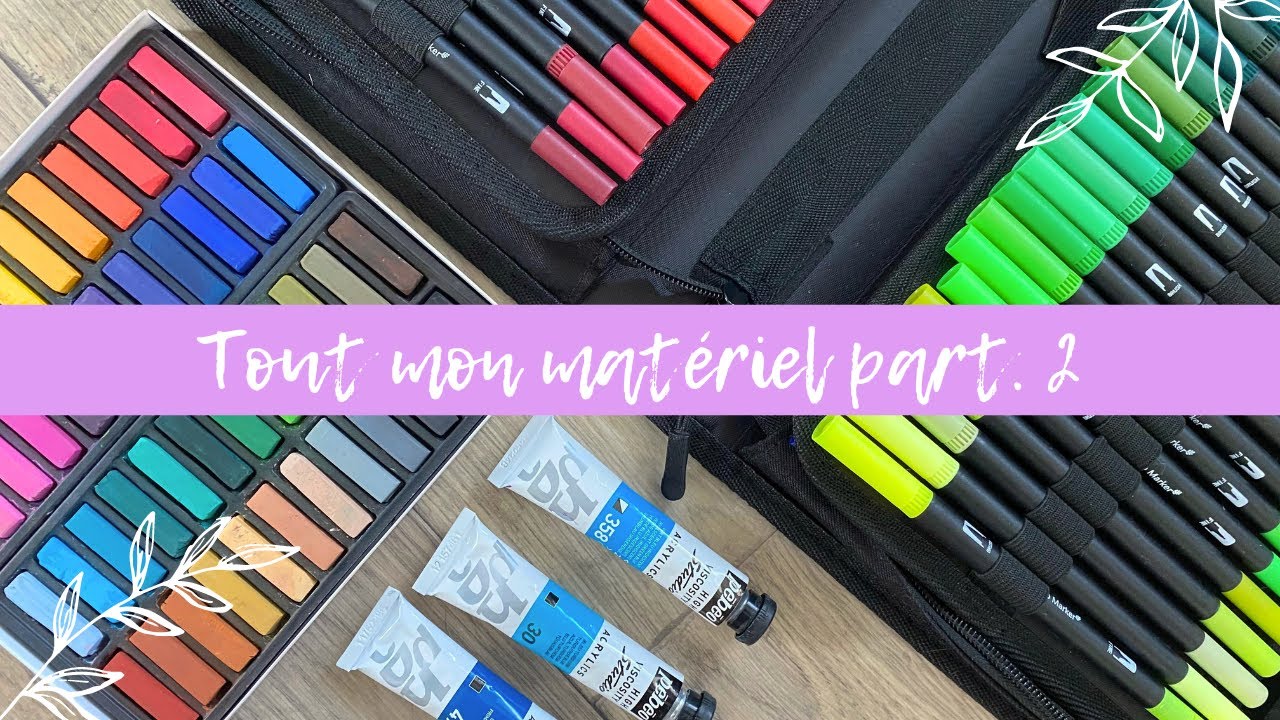 TOUT MON MATERIEL COLO - Part. 2 (Feutres & Fond)