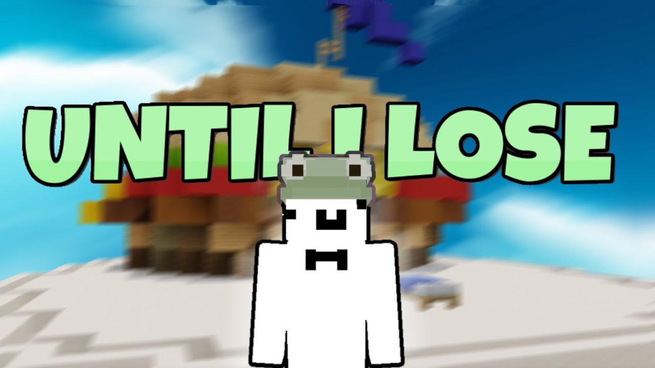 Playing bedwars UNTIL I LOSE | Nethergames