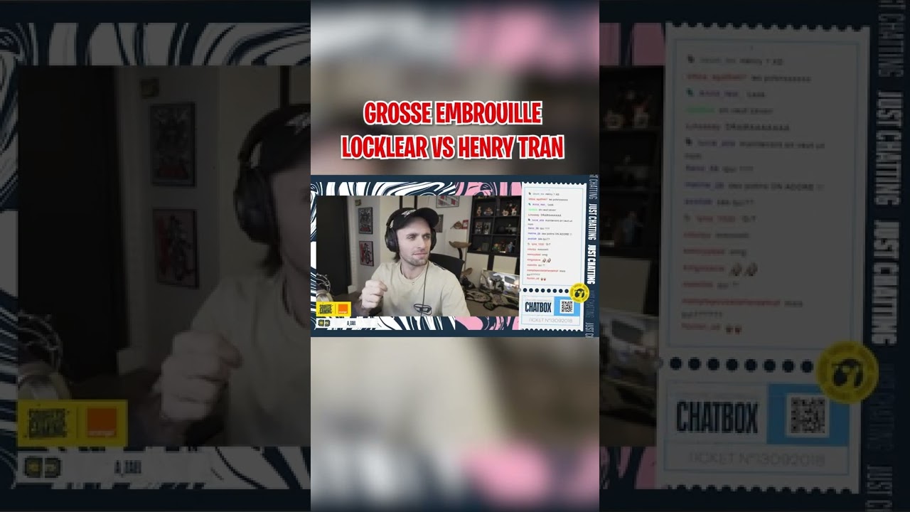 Embrouille Locklear vs Henry Tran #twitch #twitchfr #twitchfrance #locklear  #squeezie #drama