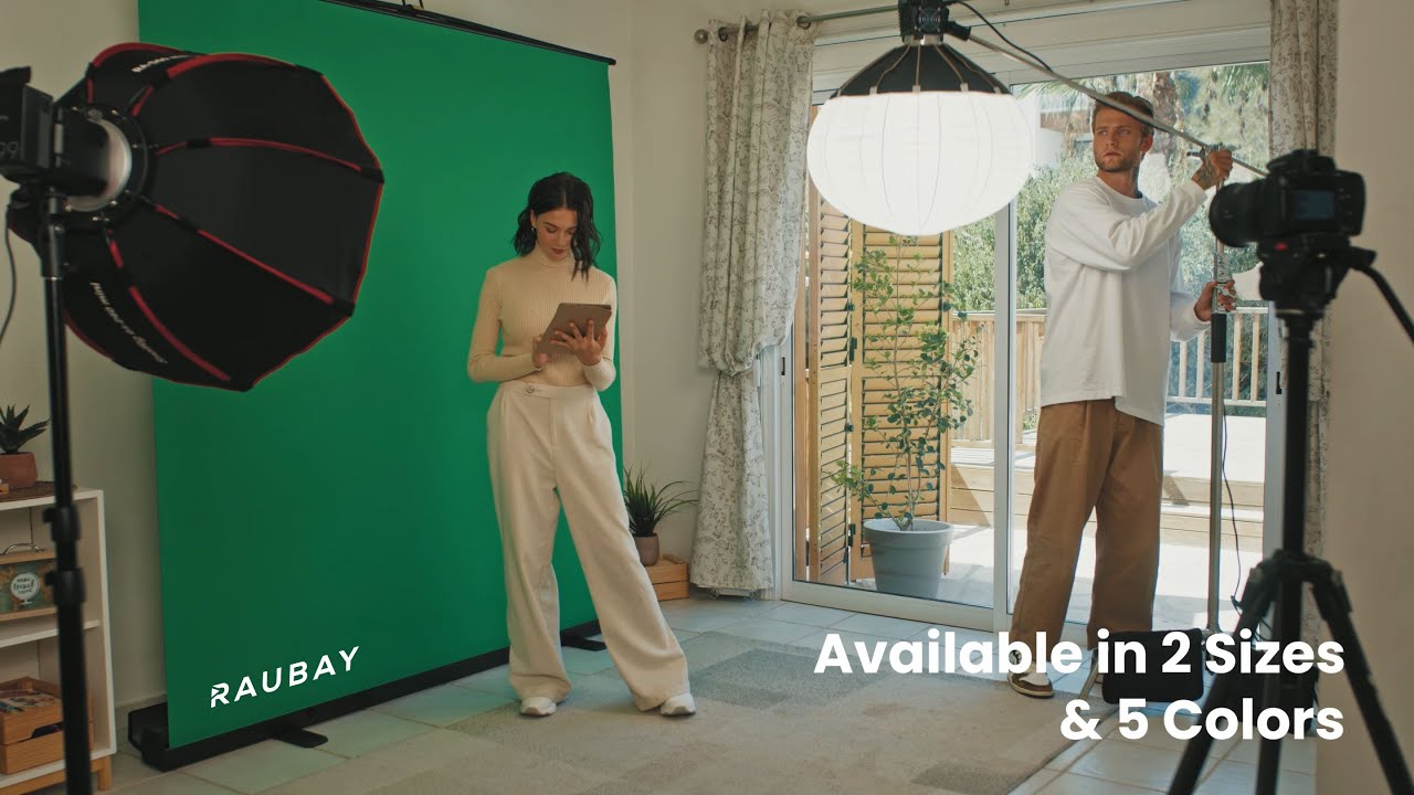 Meet the RAUBAY Collapsible Screen Series, Set up your dream studio wherever you are!