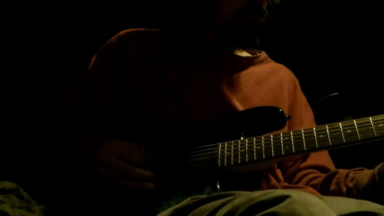 tuning Em shape bar chord and playing jazz till my head explodes and hardcore indie rock comes out