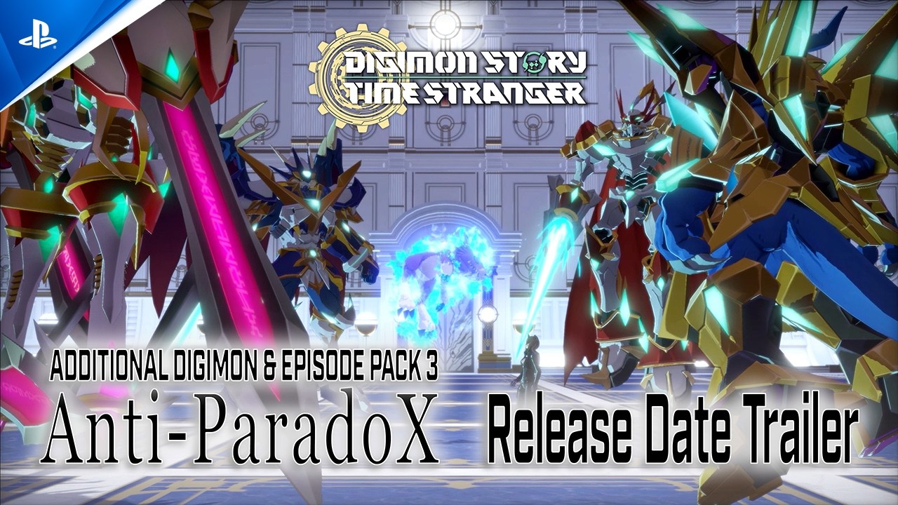 Digimon Story Time Stranger - Season Pass DLC3 Anti-ParadoX Release Date Trailer | PS5 Games