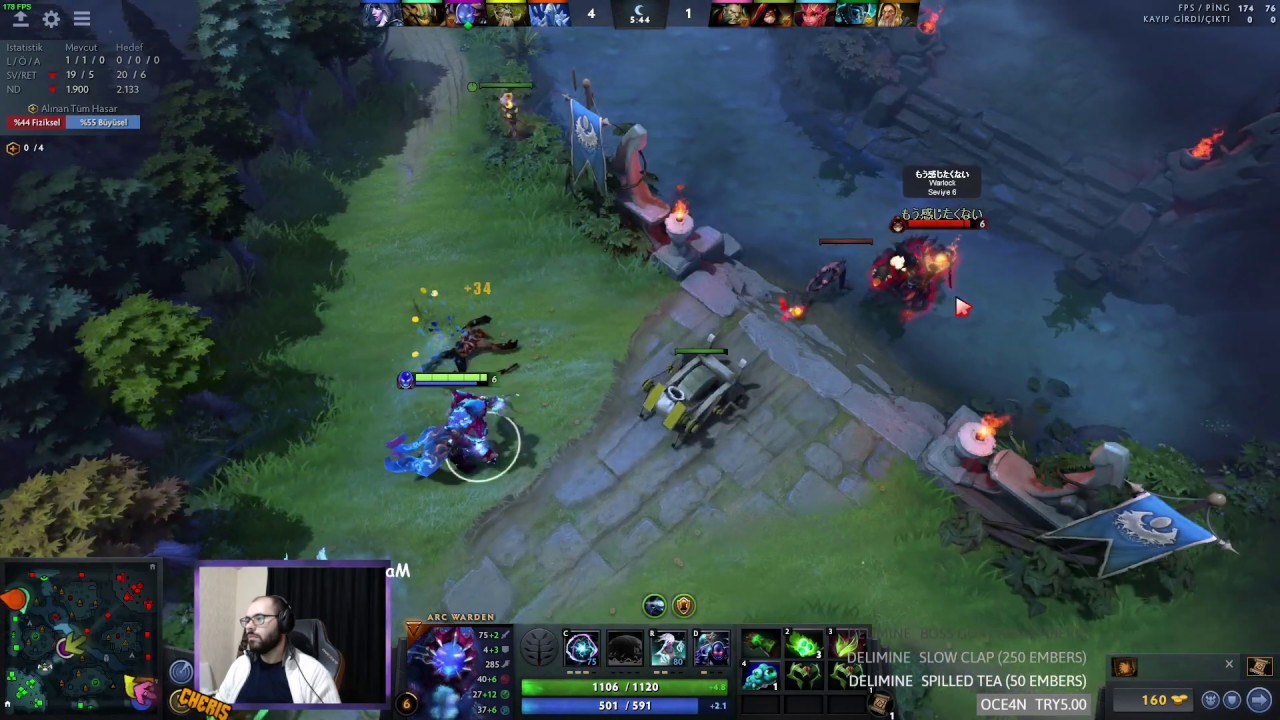 [MAIN] Push Atmak İsteyen Rakibe Kökledik. Warlock'a Karşı Mid Arc Warden Gameplay.