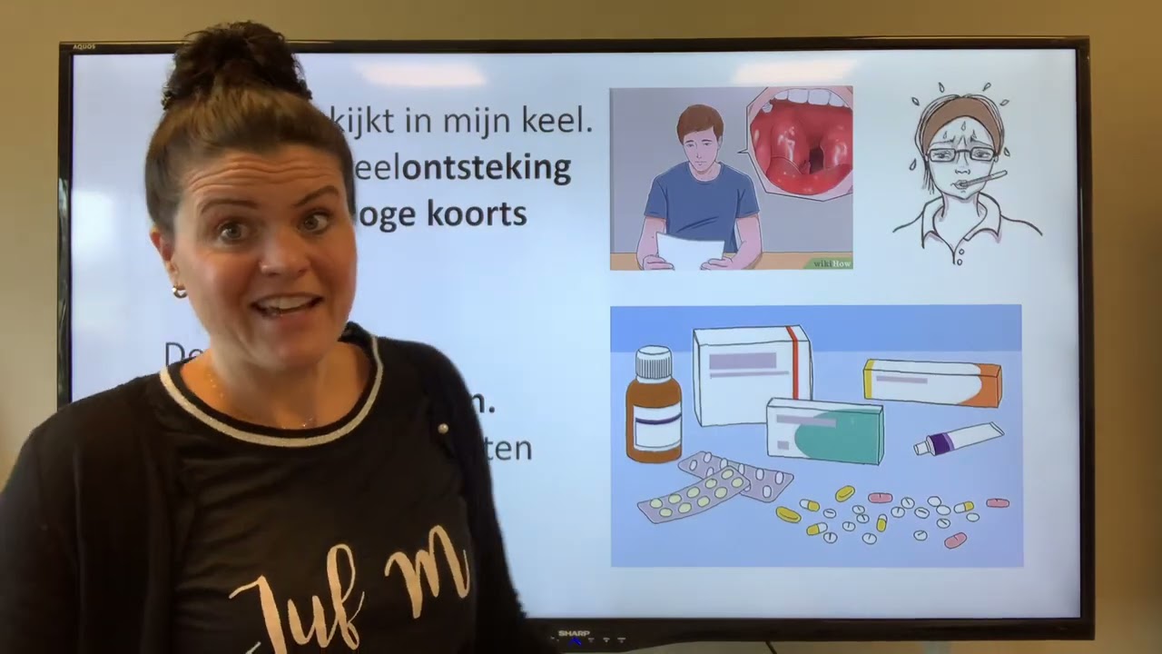 NT2 ziek! hoofdpijn keelpijn dokter afspraak maken Nederlands leren TC 5.7 #learndutch