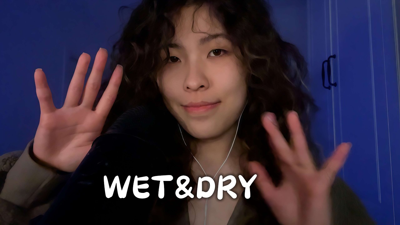ASMR Wet And Dry Hand sounds (No talking)
