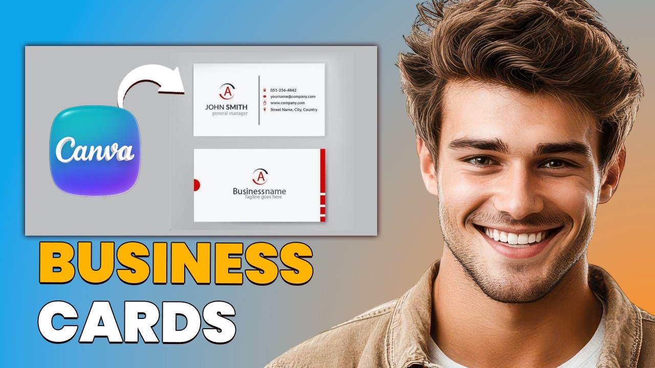 How to Create a Stunning Business Card in Canva (Beginner Friendly)