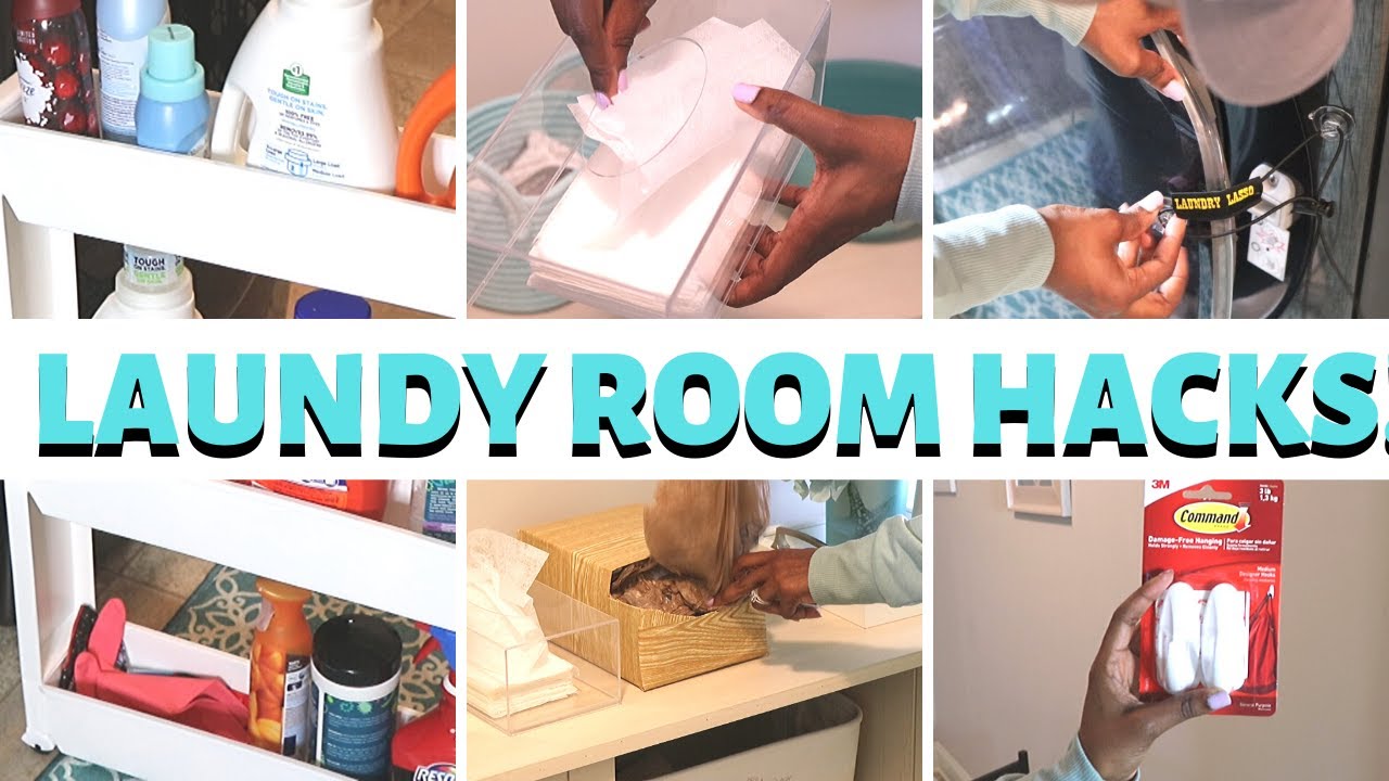 Laundry Organization & Storage hacks | Quick & Easy