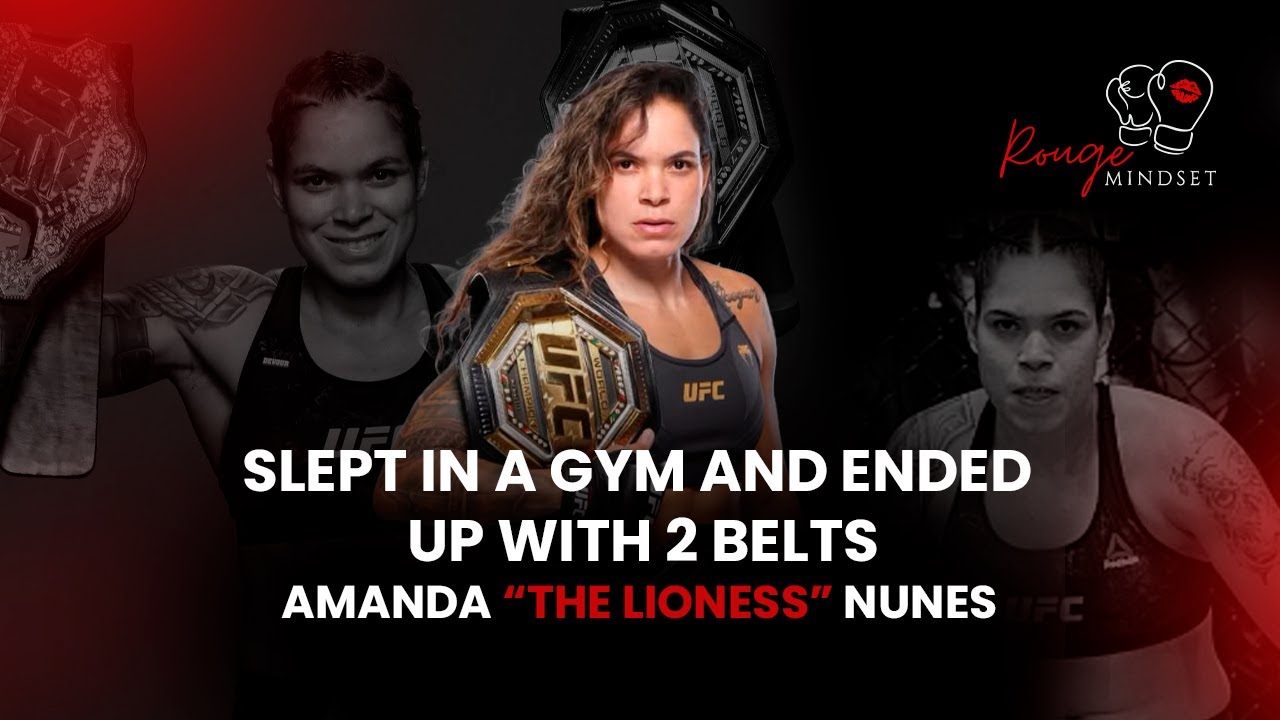 Slept in a gym and ended up with 2 belts - Amanda 