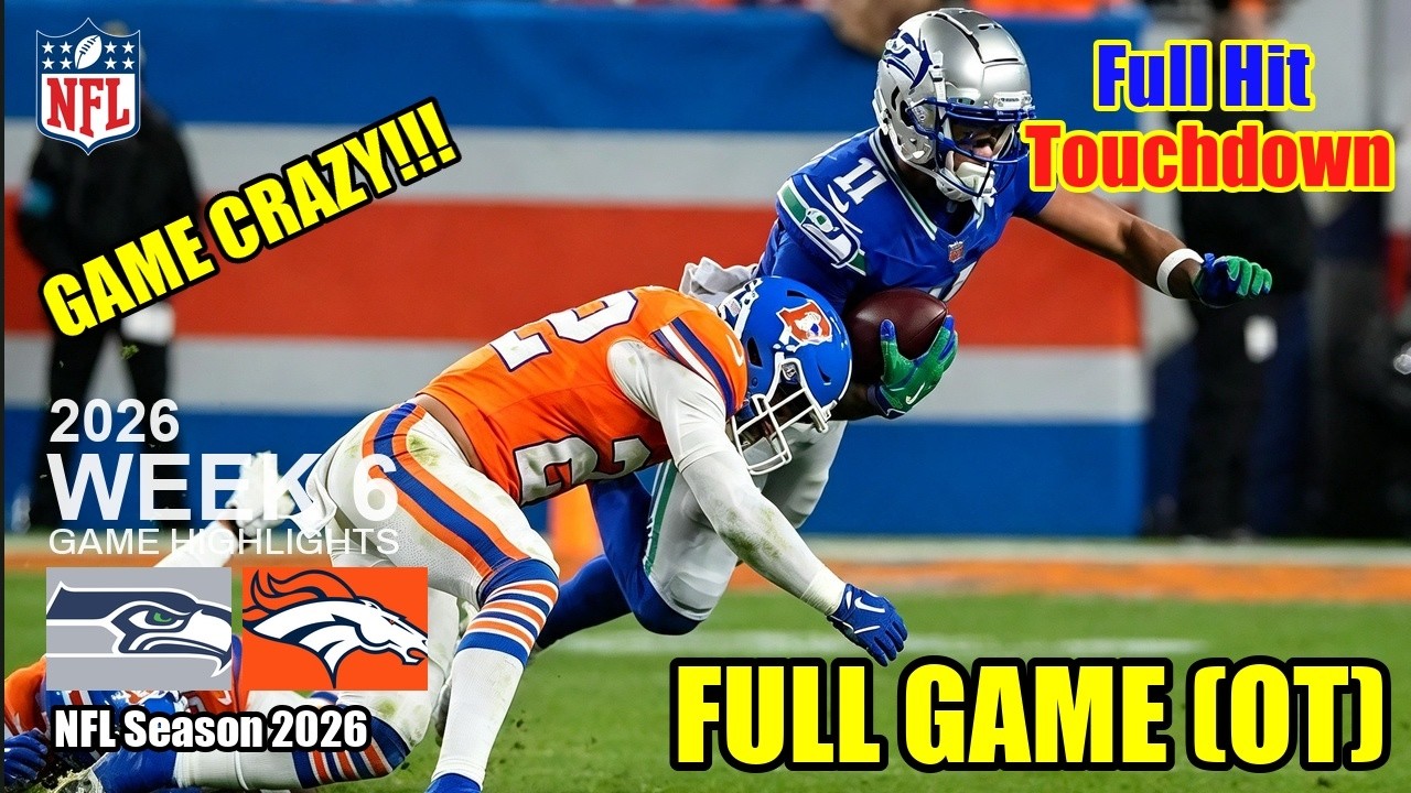 Seattle Seahawks против Denver Broncos (ОТ) TNF | Лучшие моменты игры целиком | 6-я неделя NFL 2026