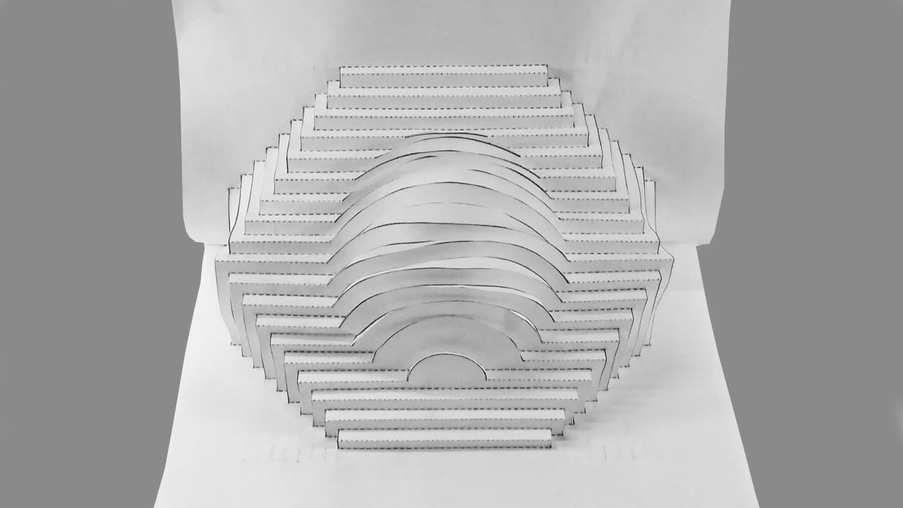 Most Satisfying Video of Pop-Up Cards designed by Gx paul | Valentines Day Kirigami Card
