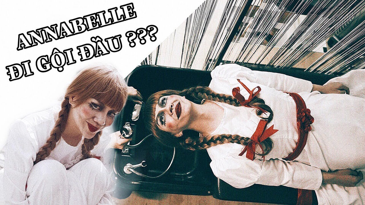 H&agrave;i DUY KH&Aacute;NH | Annabelle g&acirc;y n&aacute;o loạn khi đi GỘI ĐẦU