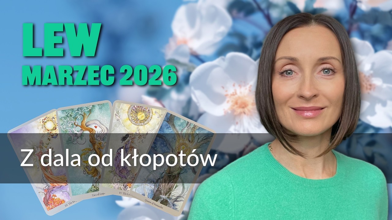 Lew Z dala od kłopotów Marzec 2026 tarot