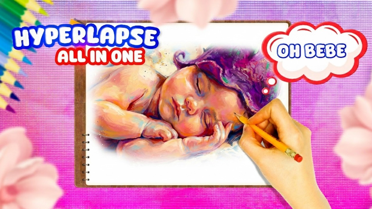 The FULL Baby Drawing ✨ EVERY Hyperlapse in One Video