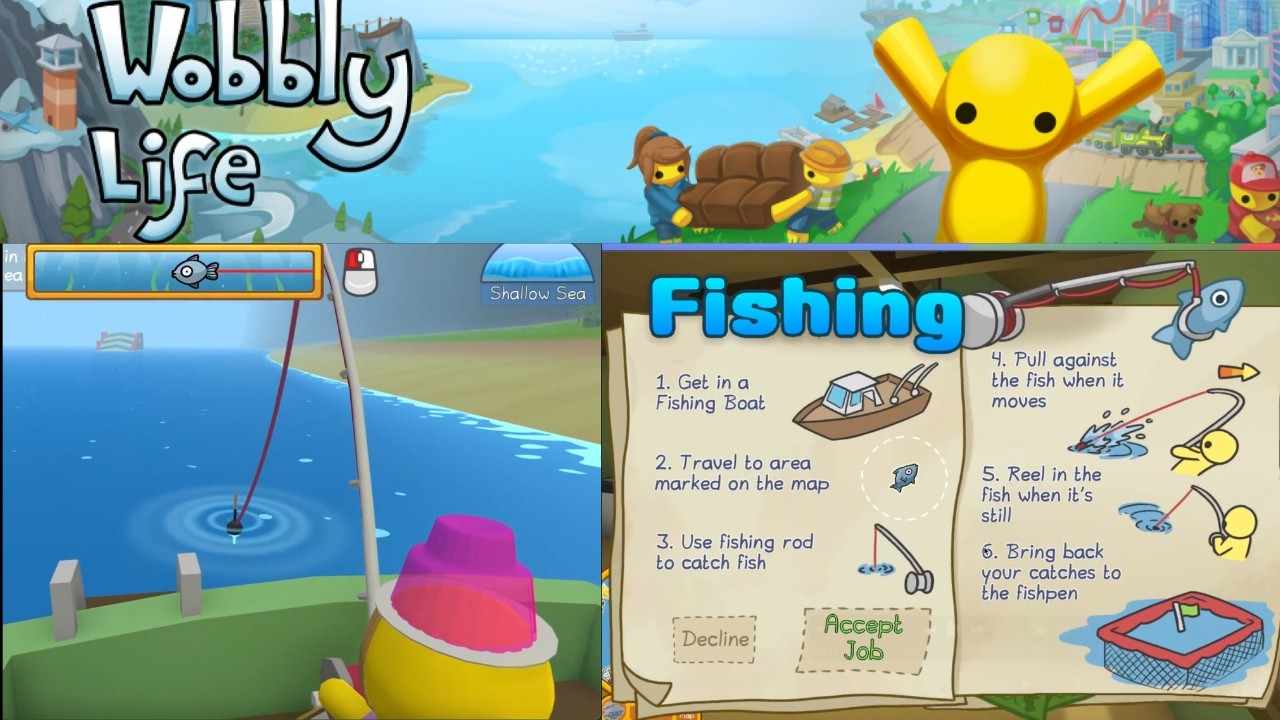 fisching in wobbly life
