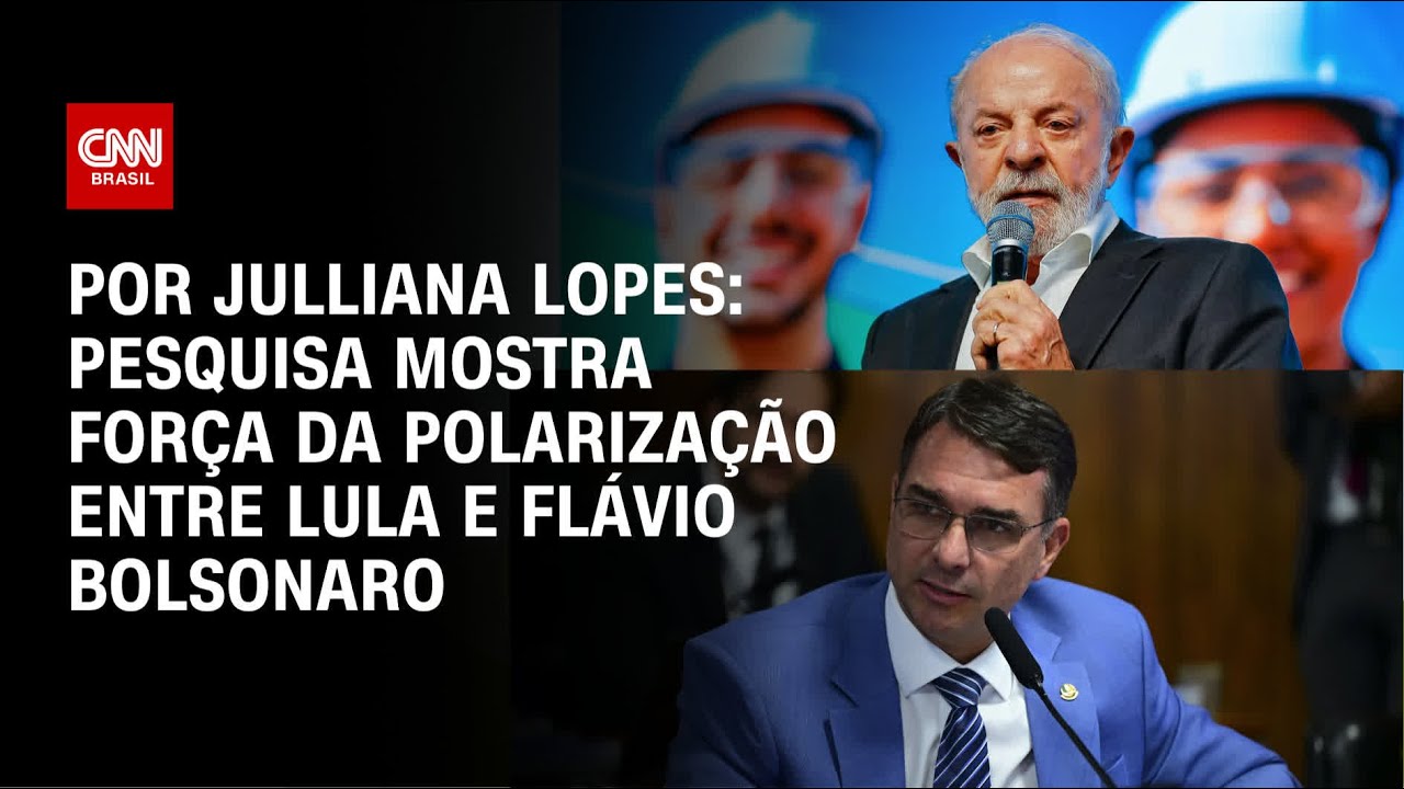 Análise: Lula e Flávio Bolsonaro polarizam disputa e isolam terceira via | HORA H