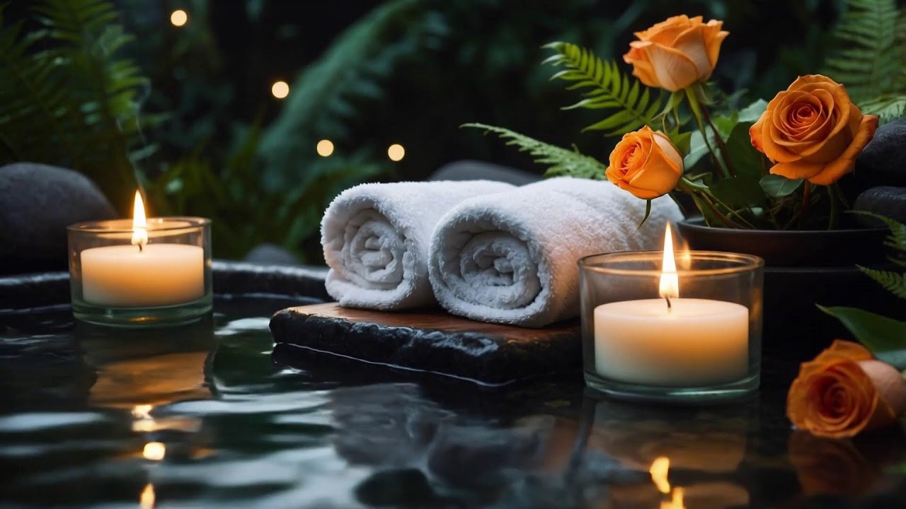 Relaxing Spa Music 🌺 Calm Your Mind Instantly, Release Stress, Insomnia Healing Piano Music 28