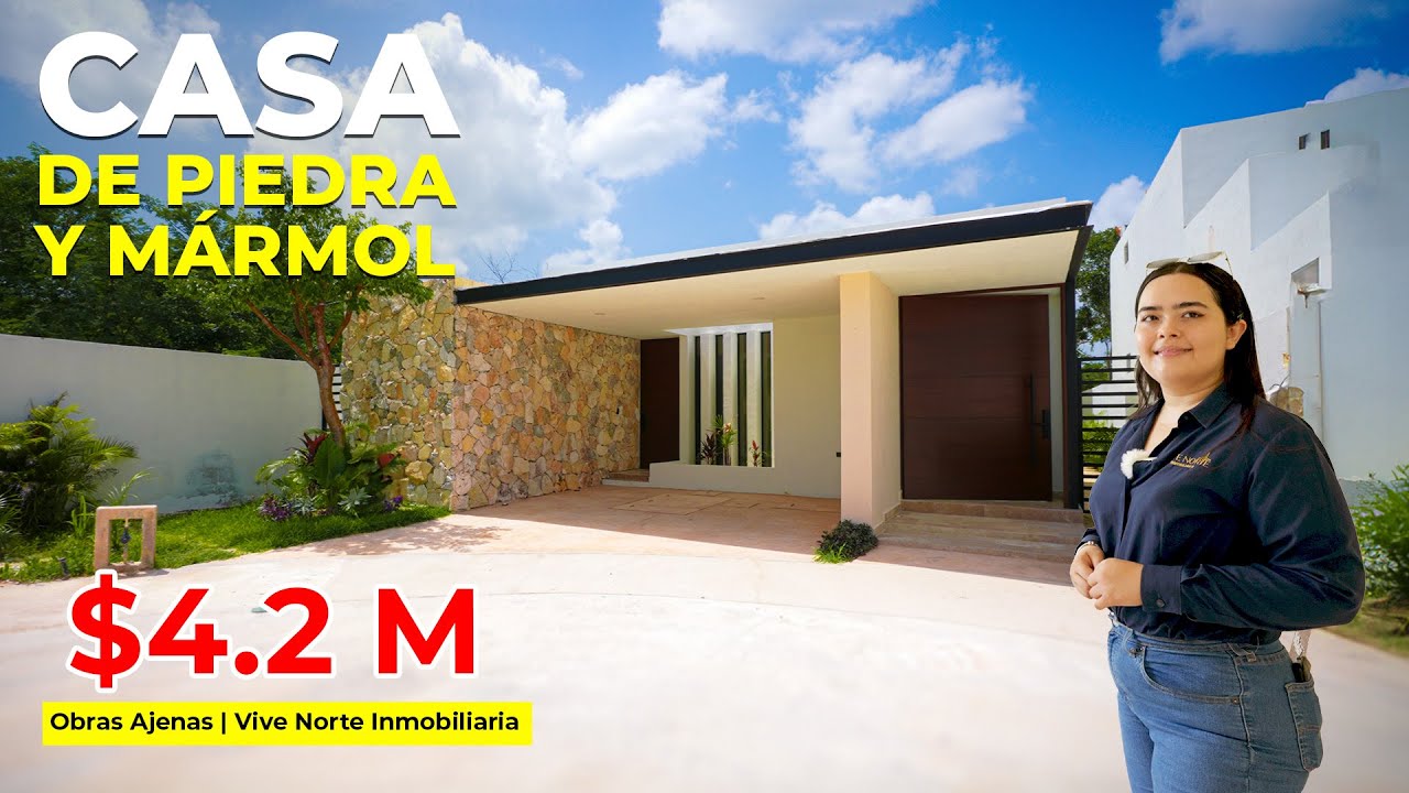 CASA DE PIEDRA Y MÁRMOL DE DOBLE NIVEL