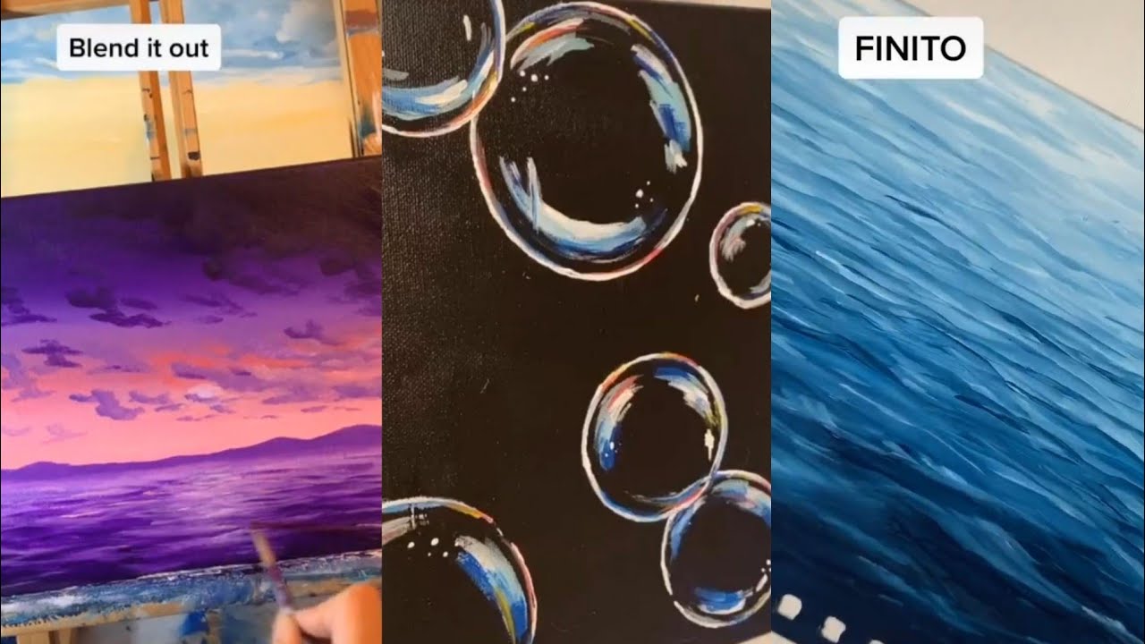 10 Painting Tutorials I Can't Paint without 🌹🔥