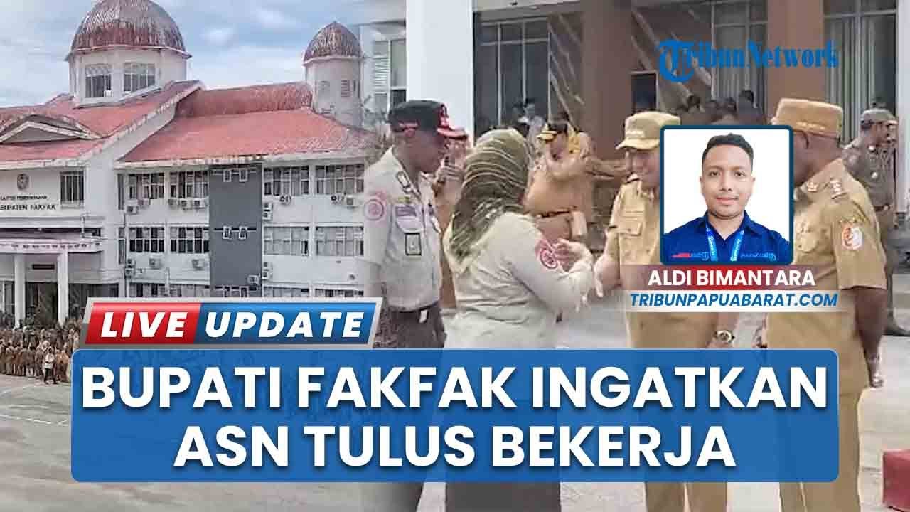 Pimpin Apel Perdana Pemkab Papua Barat, Bupati Fakfak Ingatkan ASN soal Ketulusan dalam Bekerja