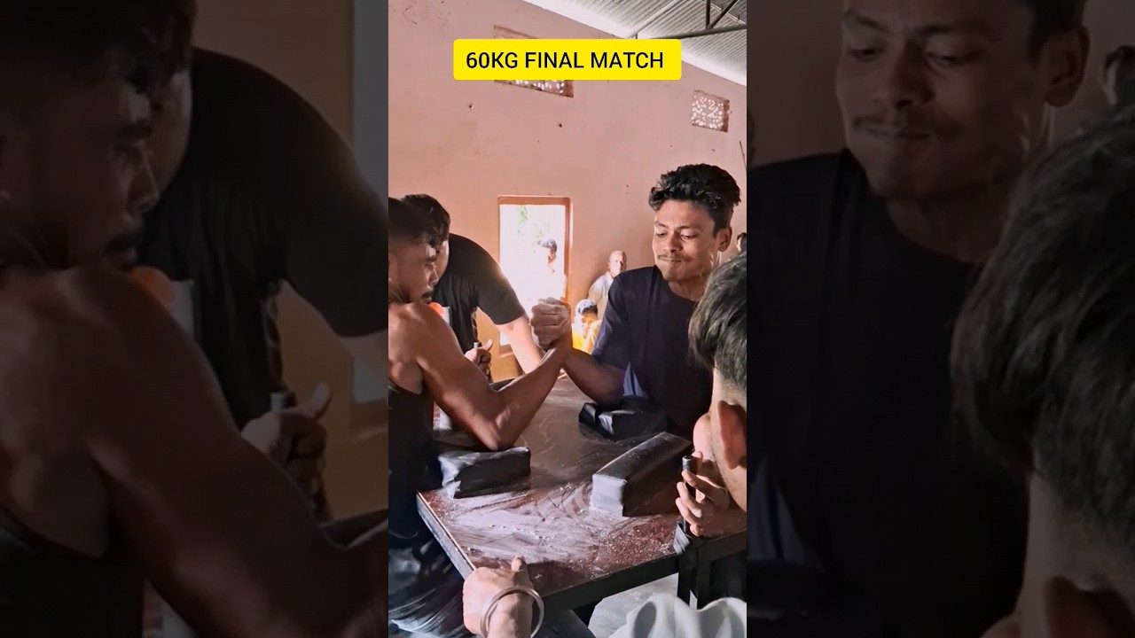 Below 60Kg Final Match 2023 Sipajhar Assam | Idul Vs Mijanur | #shorts #armwrestling #assam #idul