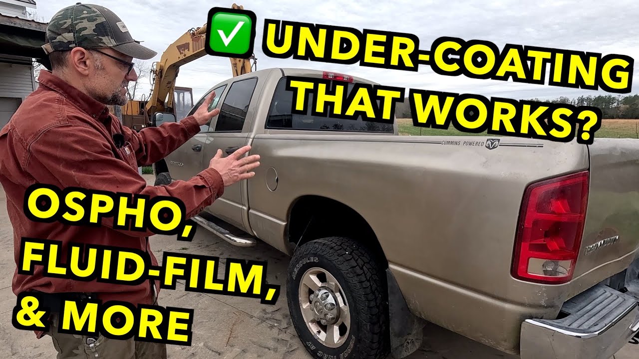 How To Rust Proof A Truck.  Dodge Ram 2500, Complete Undercoating