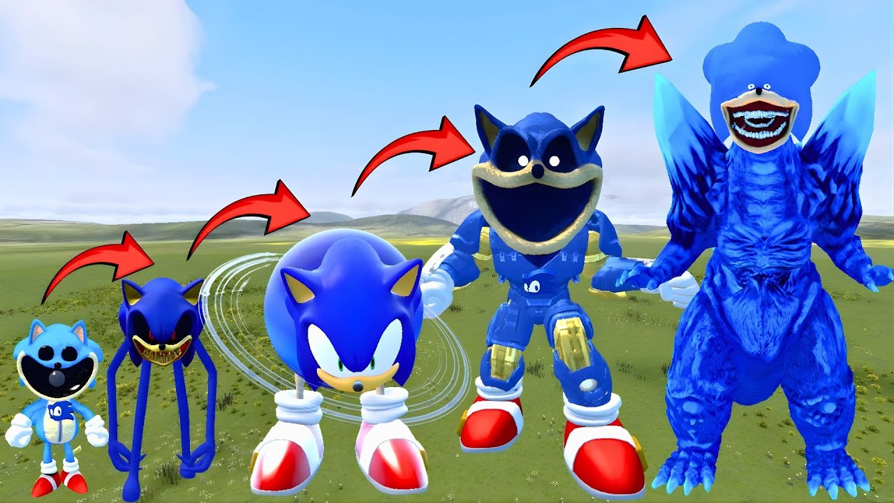 NEW EVOLUTION OF SHIN SONIC EXE TAPES FAMILY In Garry's Mod!