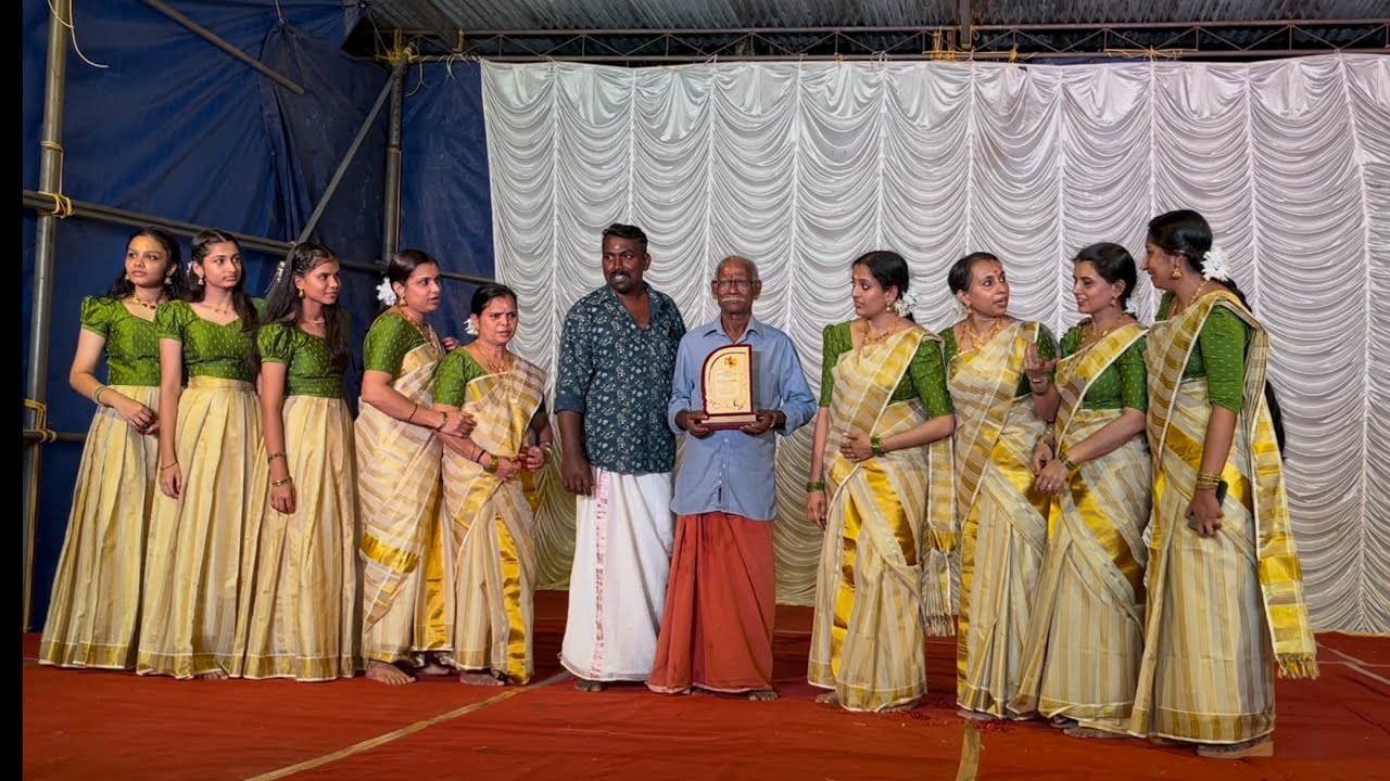 തിരുവാതിര ഇല്ലം പെരുമ്പല്ലൂർ #thiruvathira #liveperformance #dance #music #stageshow #live4u 