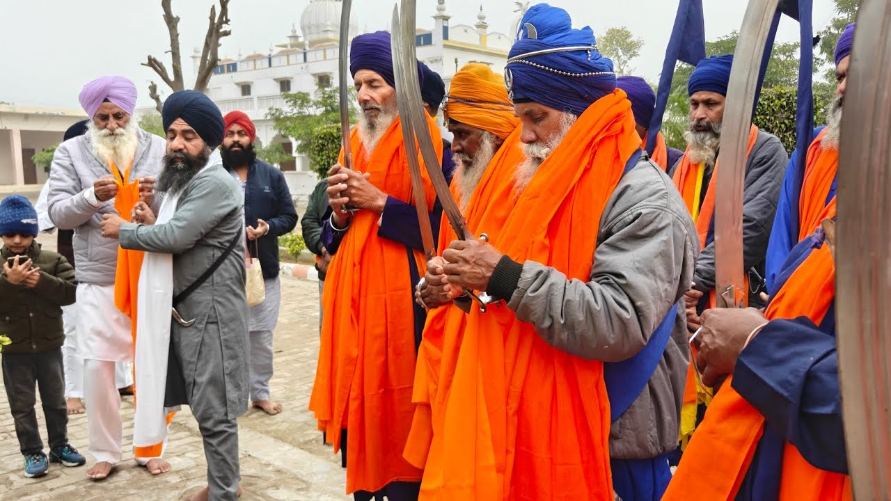 ਨਗਰਕੀਰਤਨ ਭਾਗ -੩ ਪਿੱਪਲੀ ਸਾਹਿਬ ਗੁਰੂਦਵਾਰਾ ਪਹੁੰਚਣ ਤੇ ਕੀਤਾ ਸਵਾਗਤ