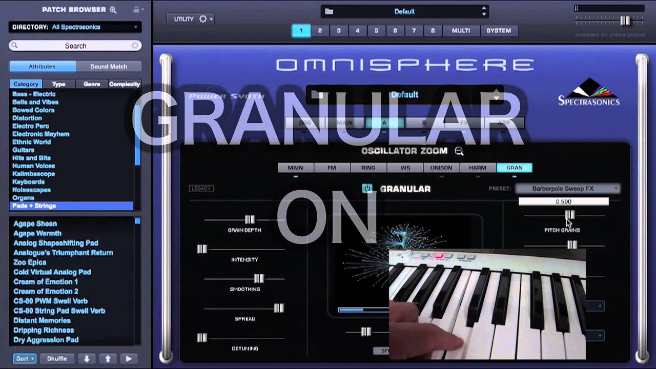 Spectrasonics Omnisphere 2 / Granular Synthesis