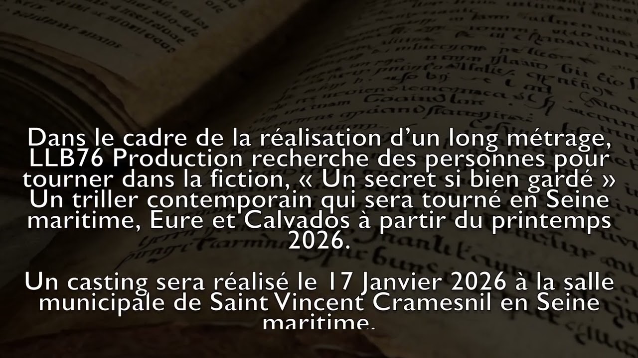 Casting LLB76Production pour son prochain film