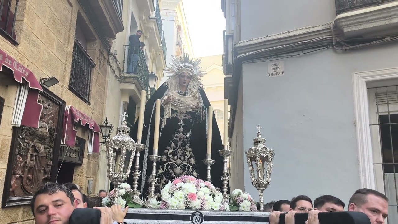 Traslado de la virgen de la soledad Cuaresma Cádiz  2026
