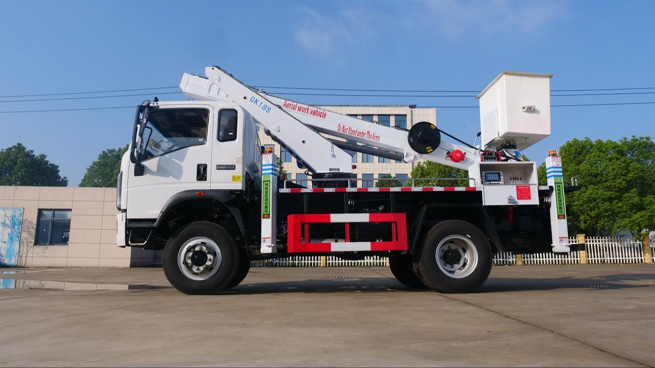 How to Operate Aerial Platform Truck from CLW GROUP/Aerial Man Lift Truck With Insulated Bucket