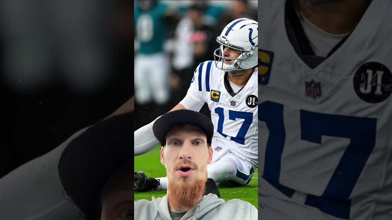 Colts QB Daniel Jones LEAVES Game With Apparent Achilles Injury 