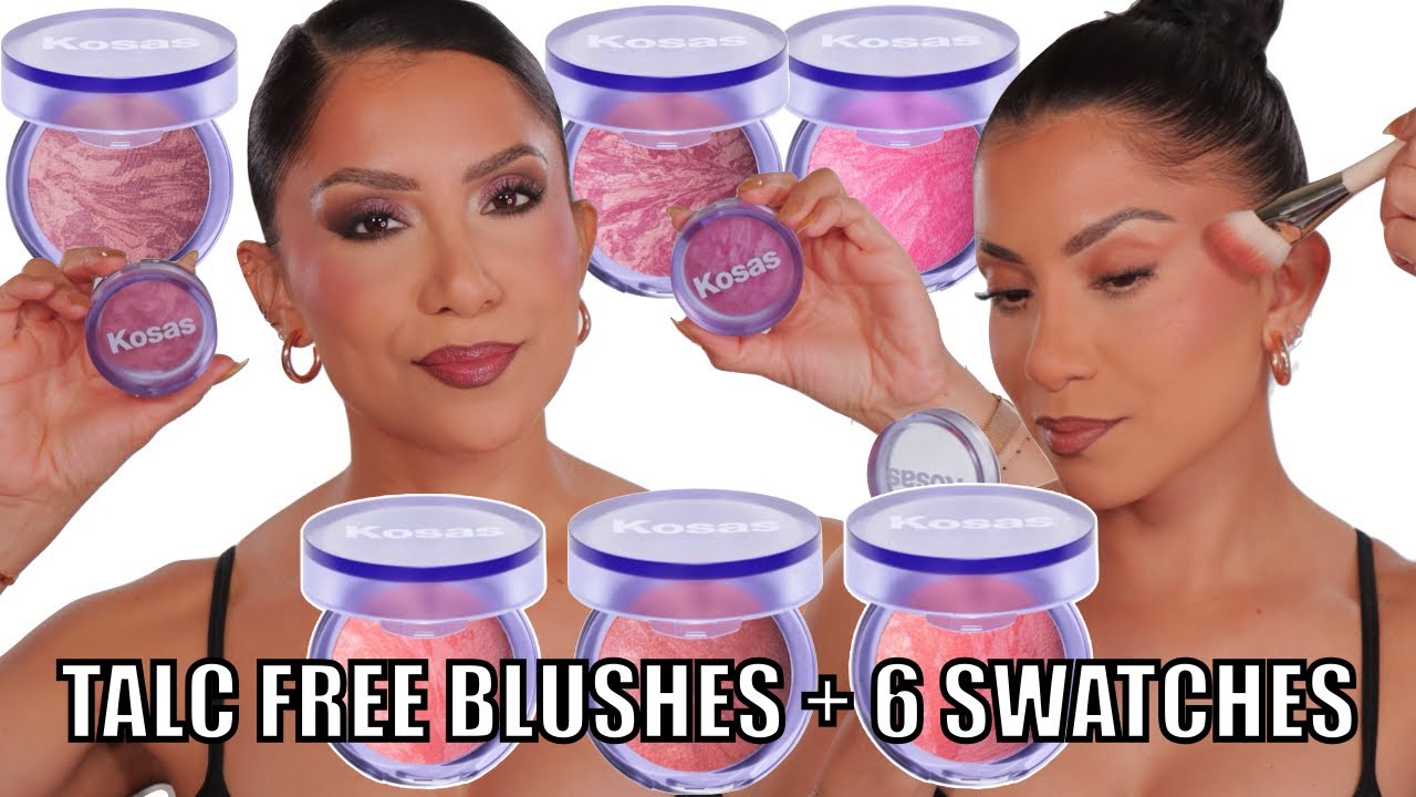*new* KOSAS BLUSH IS LIFE BAKED TALC-FREE BLUSHES REVIEW & 3 DAY WEAR *oily skin* | MagdalineJanet