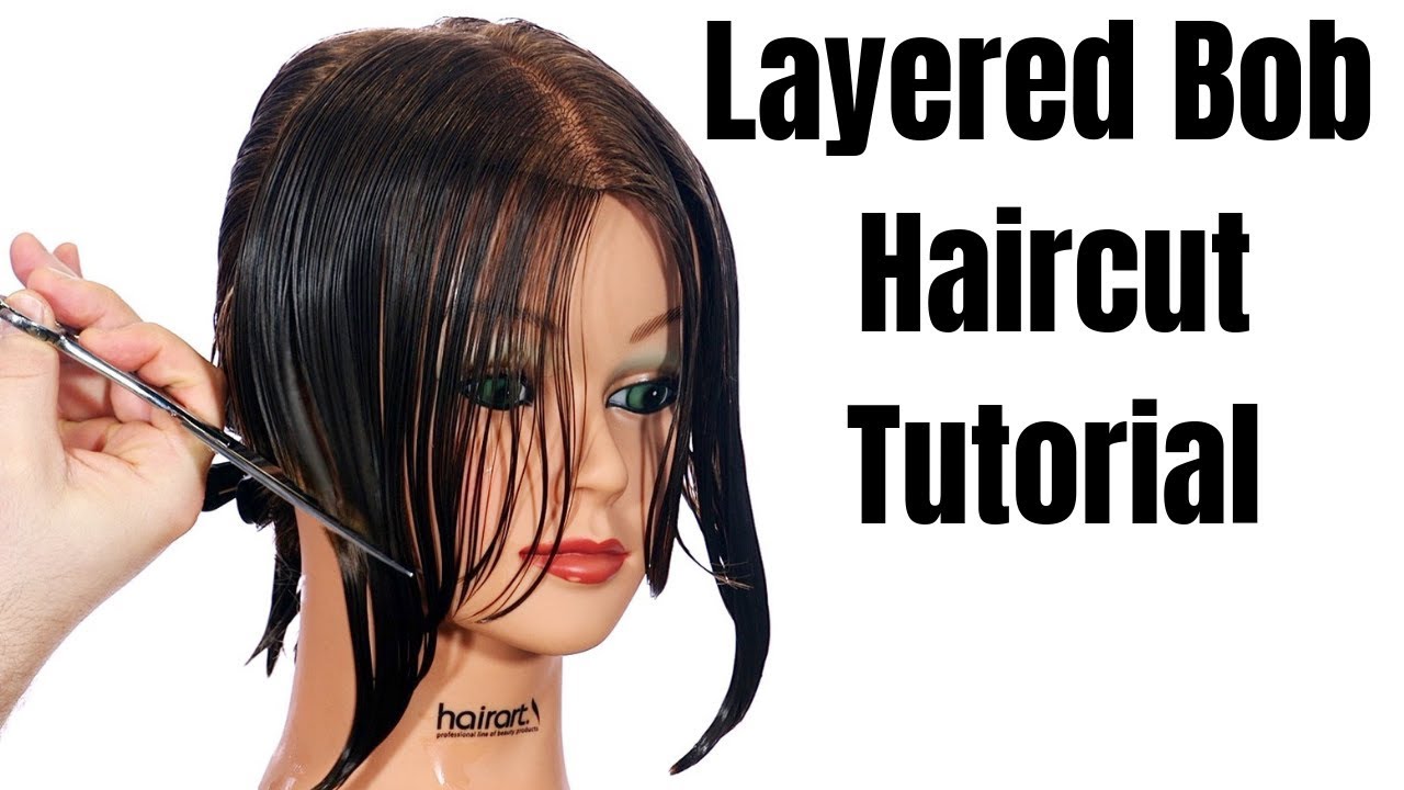 Layered Bob Haircut Tutorial - TheSalonGuy