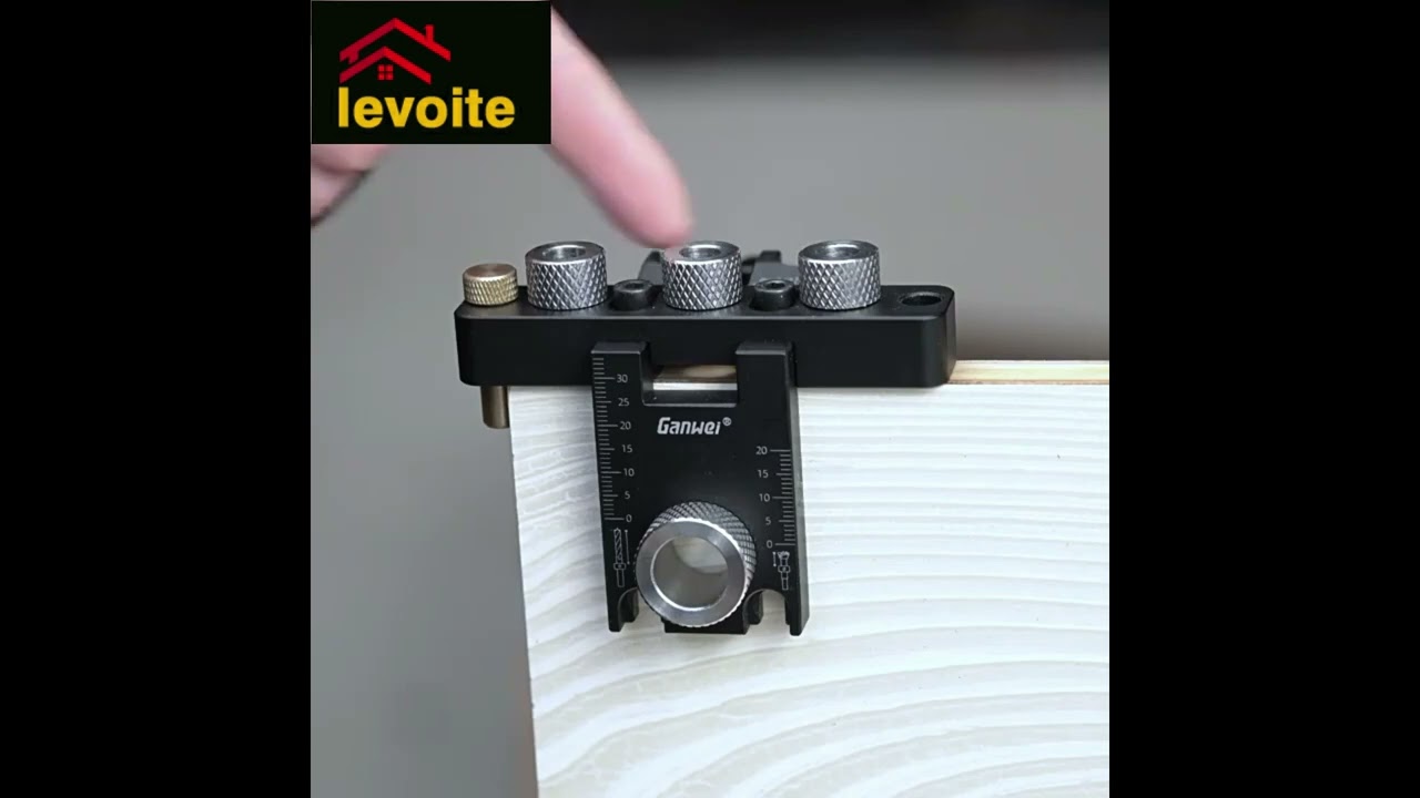 Levoite&trade; Doweling Jig Kit Cam Lock Jig Cam and Dowel Jig Guide