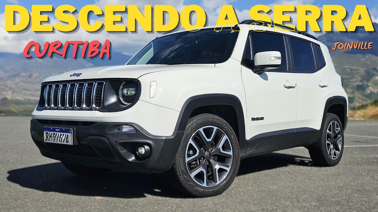 Jeep Renegade Longitude DIESEL por R$ 125 mil vale a pena? Viagem de CURITIBA a JOINVILLE!