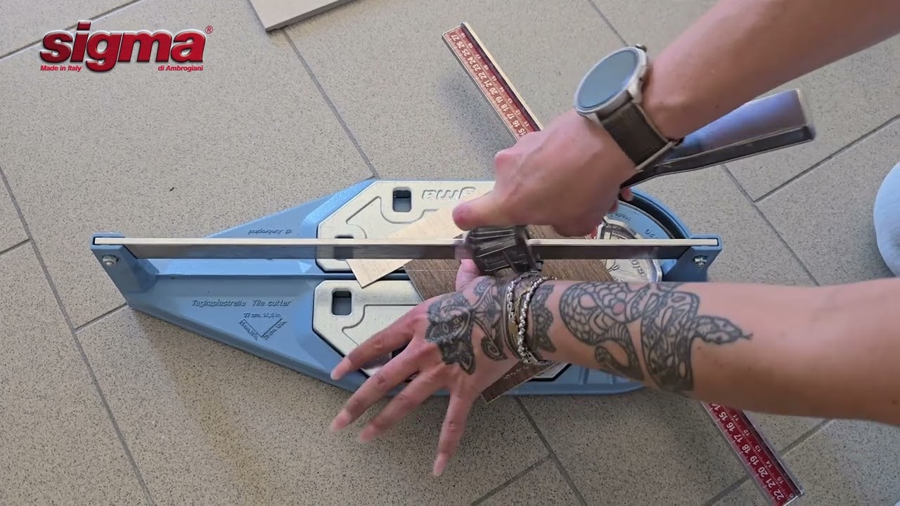 Sigma 2G Professional Tile Cutter – 37 cm Manual Cutting Tool