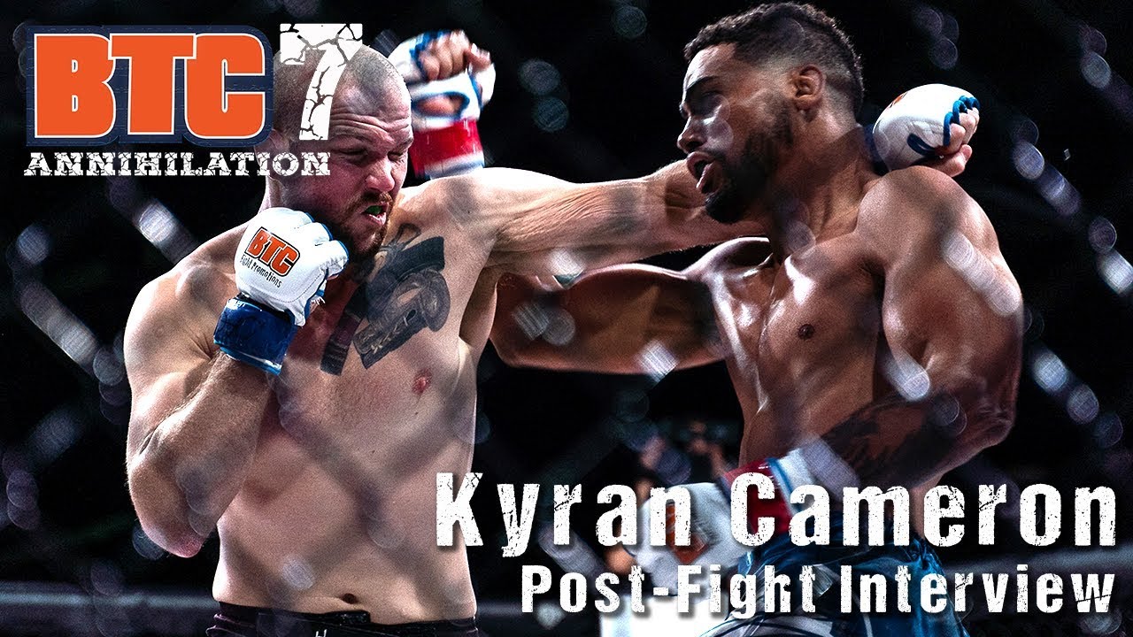 BTC 7 - Post Fight Interview w/ Kyran Cameron - Capital Combat Parley