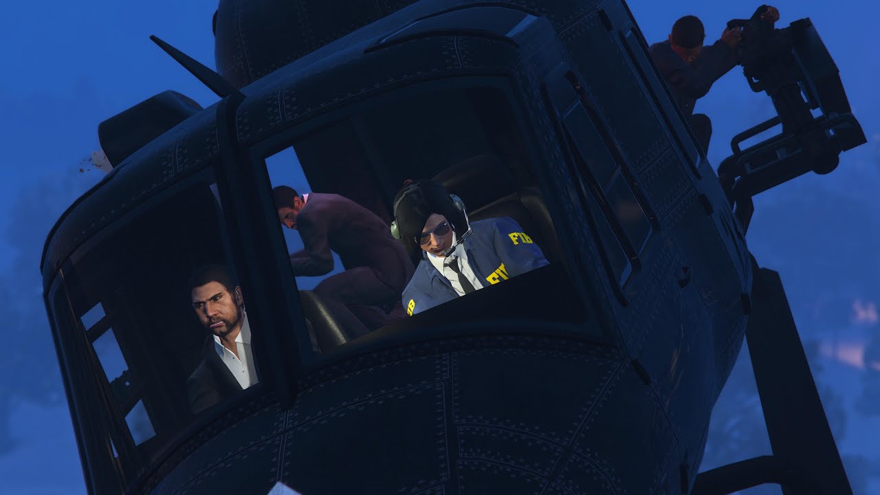 GTA Online SHADE Convoys FIB Helicopter Mission The Bureau Investigator IV