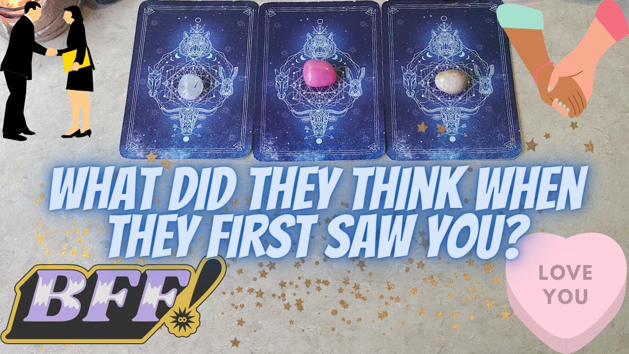 😍👀🫢What Did They Think When They First Saw You?😍👀🫢 | ✨🧿Psychic Pick-A-Card Tarot Reading✨🧿