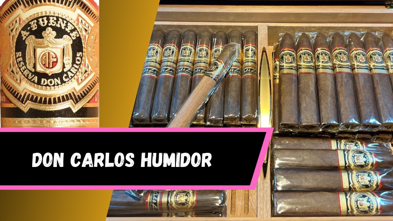 Don Carlos The Legend Humidor! We made a trade to get this AWESOME desktop humidor in our hands!