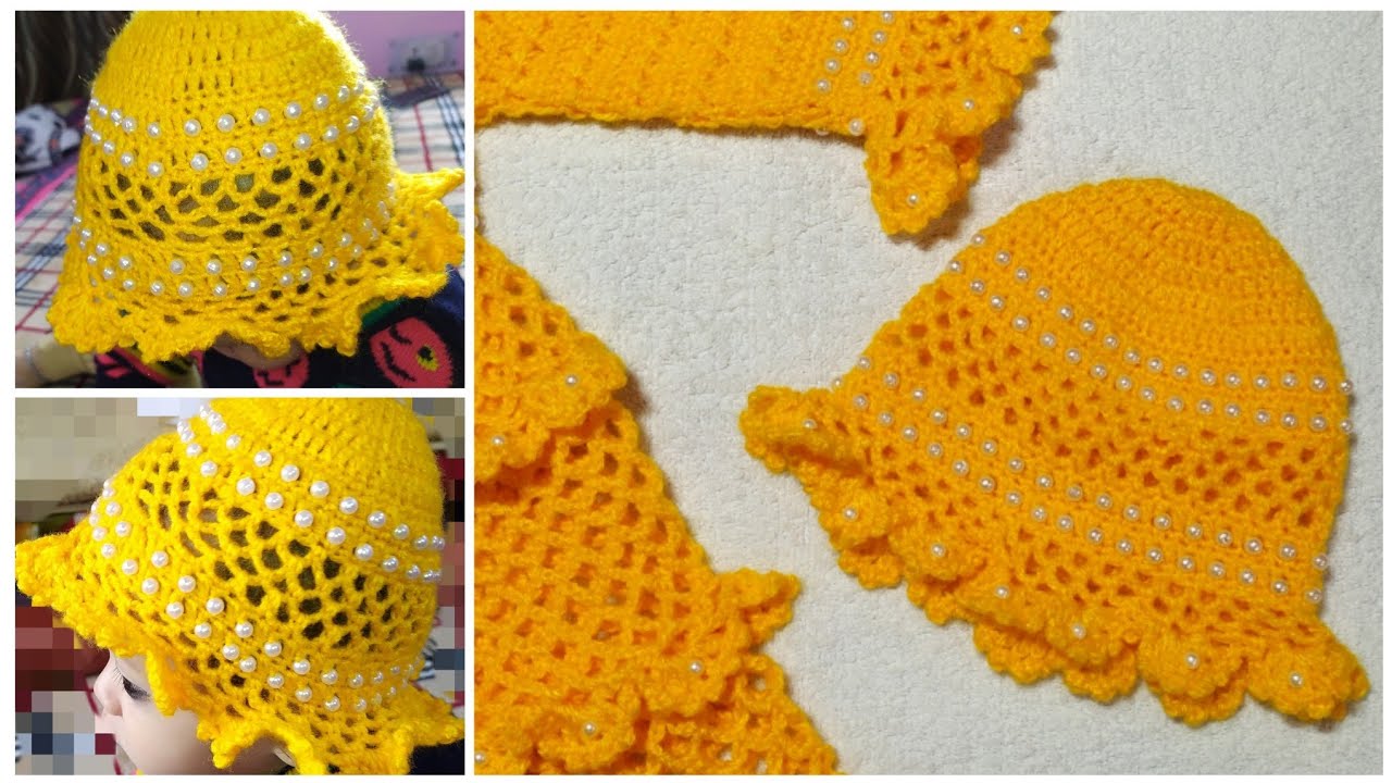 How to make crochet baby cap। इस सीजन बनाए ये सुंदर बेबी कैप