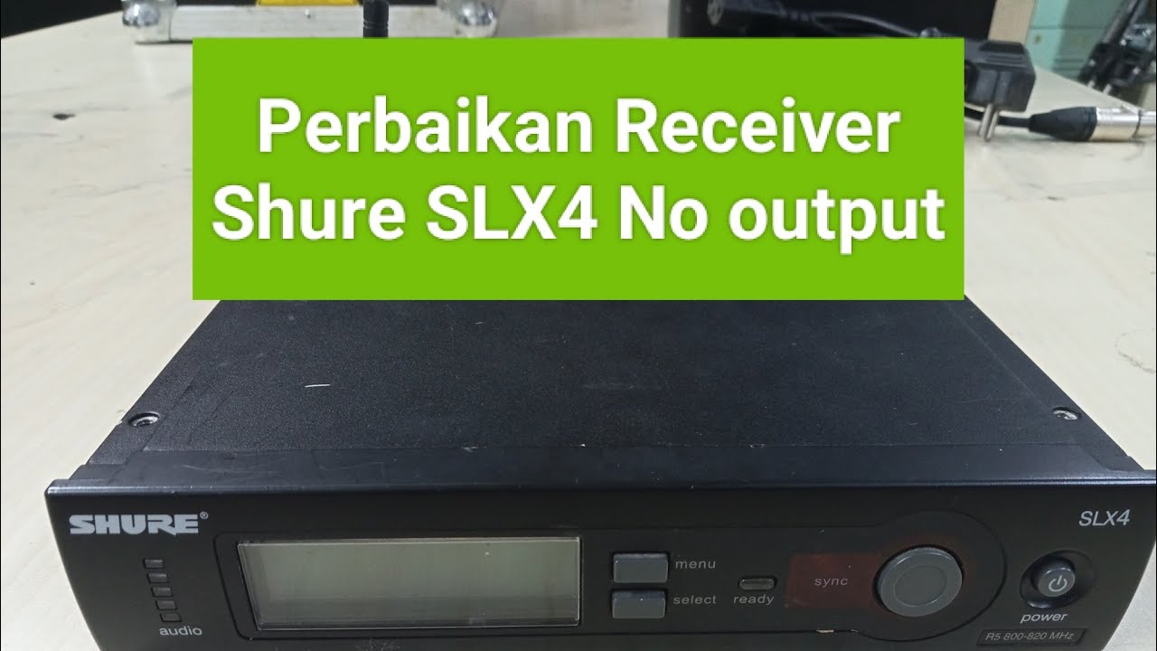 SERVIS SHURE SLX4 #shure  #slx4 #wirelessmic
