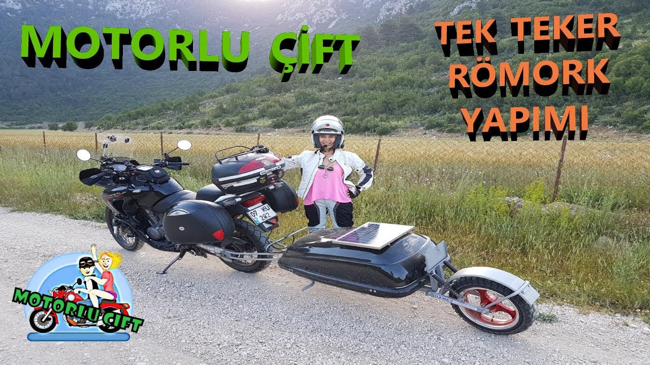 MOTORLU ÇİFT- TEK TEKER RÖMORK YAPIMI-  MOTOSİKLET RÖMORKU NASIL YAPILIR- MOTOVLOG