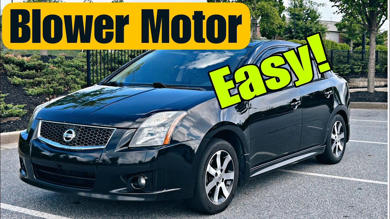 How To Replace Blower Motor 2007-2012 NISSAN SENTRA [blower motor replacement]