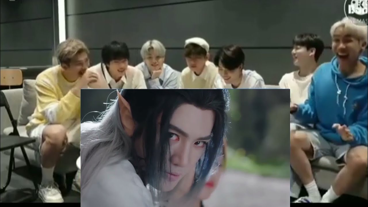BTS Reaction To Chinese Drama's Romentic Scene💞💞|| Princess and werewolf|| BTS Love 💕❤️||