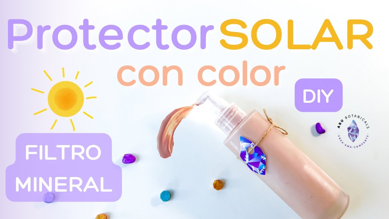 Cómo hacer un Protector Solar Mineral INVISIBLE ☀️ FPS 25-40 natural y en casa!