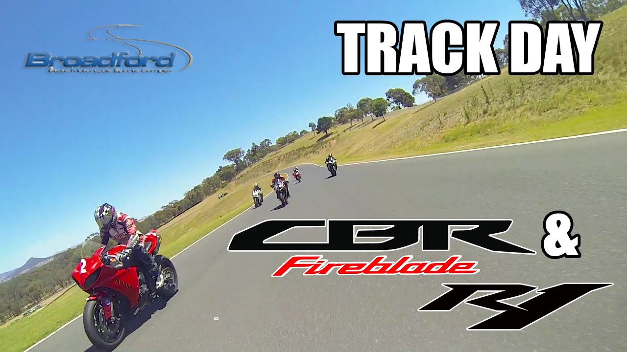Track day on 16 CBR1000 - Overtaking fun at Broadford  motorcycling complex  (Old surface)