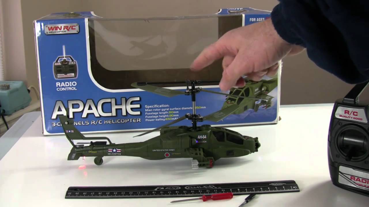 Double Horse - 3376a -  3CH mini  AH-64 Apache  Review